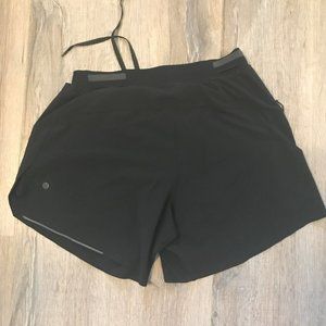 Lululemon Fast and Free Lined Short 6" (Mens) - Small - Black